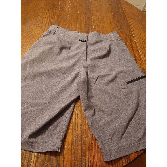 Boys Size 12 ZeroXposur Performance Mid Heather Grey Shorts Adjustable Waist - Picture 4 of 5